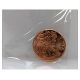 1oz .999 Copper Walker Round