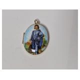Blue Boy Portrait Locket