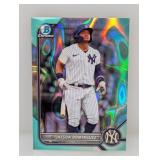 /199 2022 Bowman Chrome Jasson Dominguez Aqua