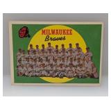 1959 Topps Aaron/Mathews/Spahn Corners/Edges/Stain