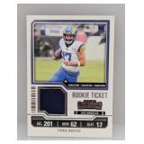 2023 Contenders Puka Nacua #TS13V RC Ticket Relic