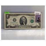 1976 $2 Fed Reserve First Day Iss Note