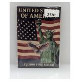 5G .999 Silv US American Eagle
