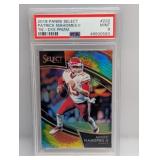 /25 2018 Select Patrick Mahomes Tie-Dye Prizm PSA9