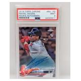 2018 Topps Chrome Rafael Devers Auto RC Auto PSA 9