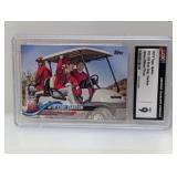 2018 Topps Update Upton, Ohtani, and Trout CGC 9