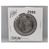 1884 90% Silv Morgan $1 Dollar