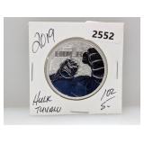 2019 1oz .999 Silv Hulk Tuvalu