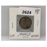 1944-D 35% Silv War Nickel