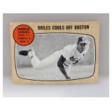 1968 Topps WSG #3 BRILES COOLS OFF BOSTON 153