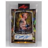 2025 UFC Leaf Auto 1/1 Gold Cracked Ice Poirier