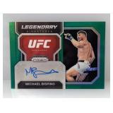 2023 UFC Prizm Green Auto Michael Bisping