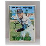1967 Topps Baseball Jim Kaat HOF 300