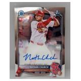 2025 Nathan Church Bowman Chrome 1st Auto