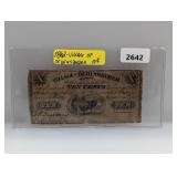 1862 Village of Ocdensburgh Ten Cent Note
