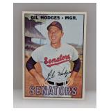 1967 Topps Gil Hodges Corners/Edges/Stain/Surface