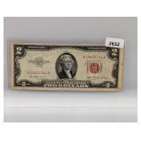1953 Red Seal $2 US Note