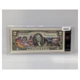 Authenticate UNC DE $2 Fed Reserve Note