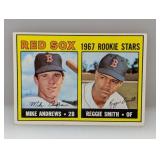 1967 Topps RC STARS MIKE ANDREWS/REGGIE SMITH DMG