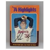 1975 Topps #5 Nolan Ryan HOF Corners/Edges/Crease