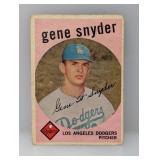 1959 Topps Gene Snyder 522 Corners/Edges/Crease