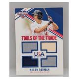 2018 USA Nolan Gorman Quad Relic SP 270/299 #42