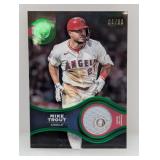 2025 Mike Trout Topps Tribute Jersey Green /99