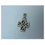 .925 Sterling Cross Pendant