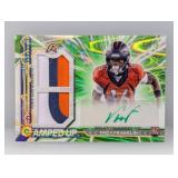 2025 NFL Topps Green 2x Patch Auto RC /15 Franklin
