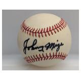Johnny Mize Auto ONLB Rawlings Baseball BGS COA