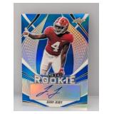 15/25 2020 Leaf Metal RC Blue Jerry Jeudy Auto