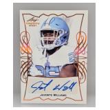 2021 NFL Leaf Trinity White RC Auto Williams