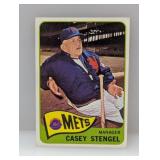 1965 Topps Baseball Casey Stengel HOF 187 Corners