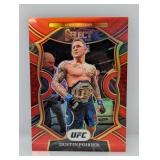 2021 UFC Prizm Concourse Red /99 Dustin Poirier