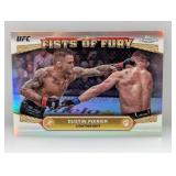 2024 UFC Topps Fists of Fury Ref Dustin Poirier