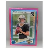 2025 Optic Tyler Shough #304 Rated Rookie Pink