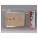 Charles ï¿½Babeï¿½ Adams Cut PSA Au & Encap Auto