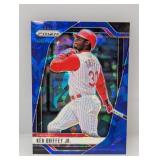2025 Ken Griffey Jr. Prizm Blue Cracked Ice Prizm