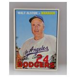 1967 Topps Baseball Walt Alston HOF 294 Corners
