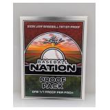 2025 Leaf Baseball Nation Proof Pack Sealed 1/1