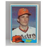 1981 Topps Nola Ryan #240 Corners/Edges/MKs