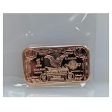 1oz .999 Copper Dollar Bill Bullion