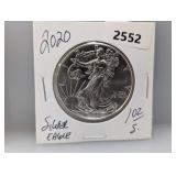 2020 1oz .999 Silv Eagle $1 Dollar