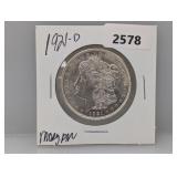 1921-D 90% Silv Morgan $1 Dollar