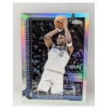2025 Topps Chrome Basketball Anthony Edwards Ref