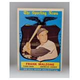 1959 Topps Frank Malzone Corners/Edges/Surface