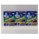 (3) 1993 Topps Football Series 1 Packs
