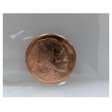 1oz .999 Copper Buffalo Round