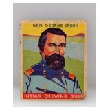 1933 Goudey Gum Co GENERAL GEORGE CROOK 62 Damage