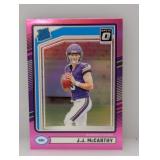 2024 Donruss Optic Rated Rookie Pink J.J. McCarthy